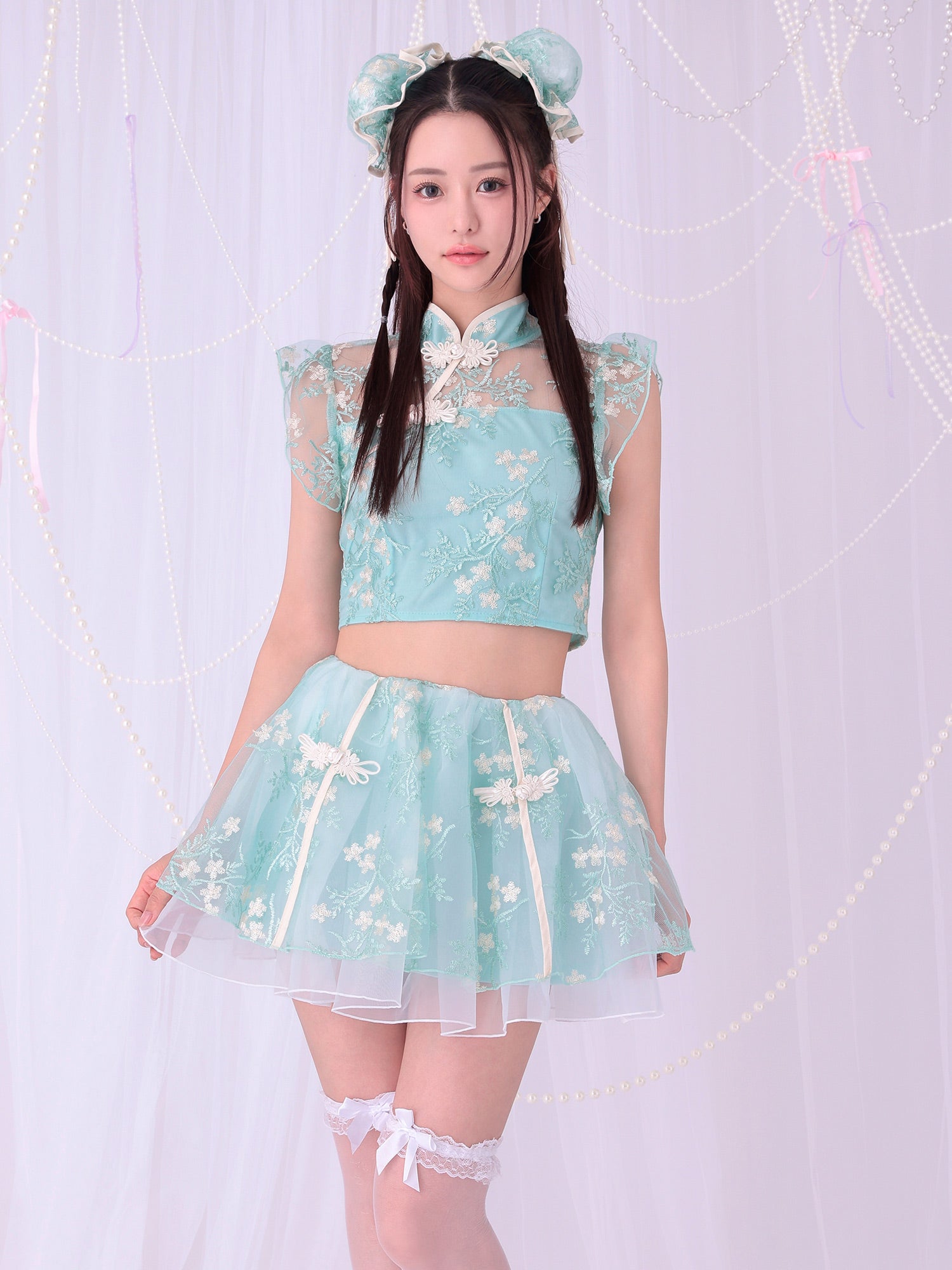 【3点セット】 Candy Blossom China キャンディー ブロッサム チャイナ ミント vcsch-23997-1