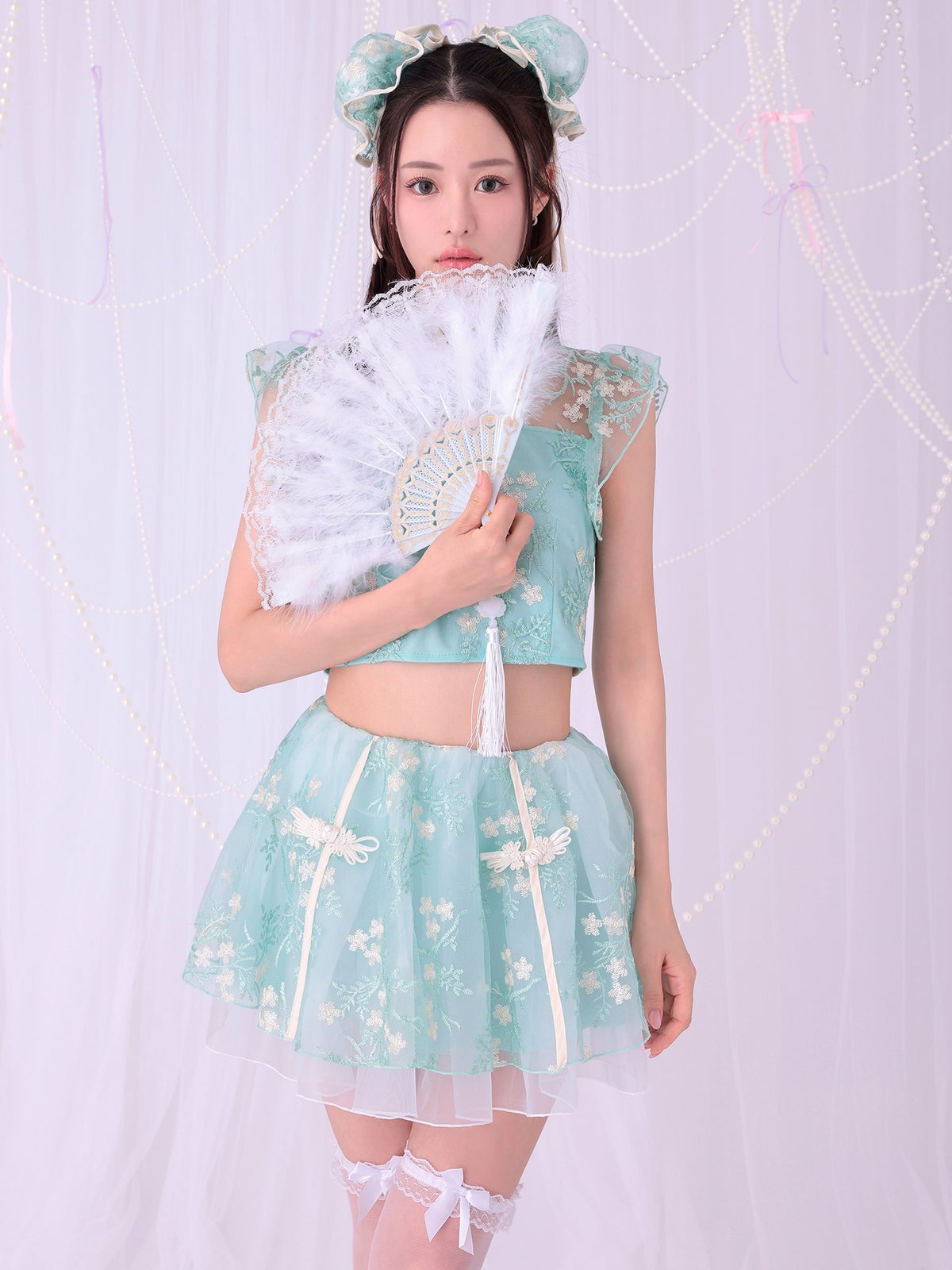 【3点セット】 Candy Blossom China キャンディー ブロッサム チャイナ ミント vcsch-23997-1