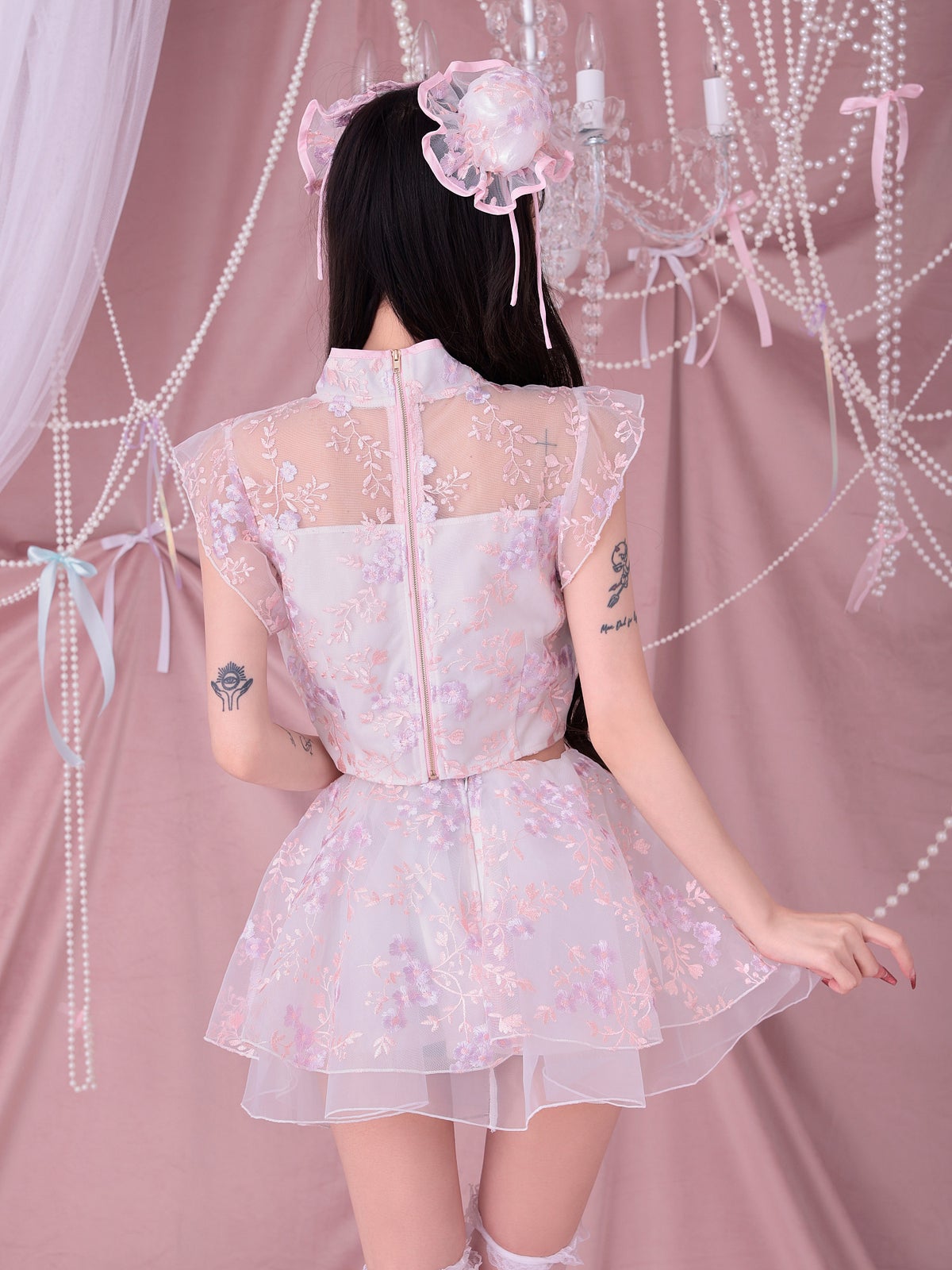 【3点セット】 Candy Blossom China キャンディー ブロッサム チャイナ ピンク vcsch-23997-2