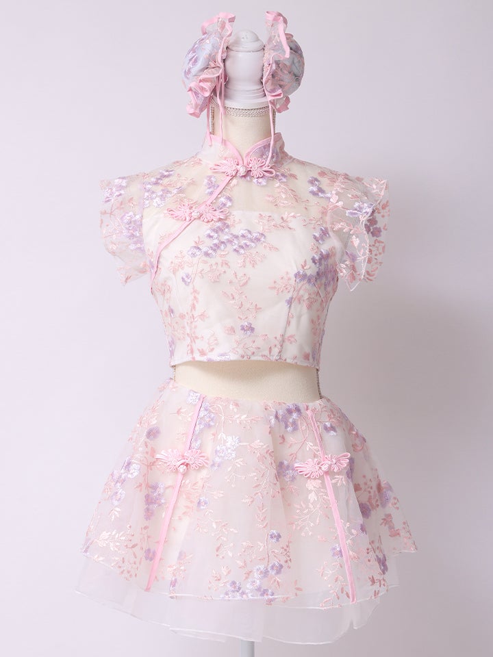 【3点セット】 Candy Blossom China キャンディー ブロッサム チャイナ ピンク vcsch-23997-2