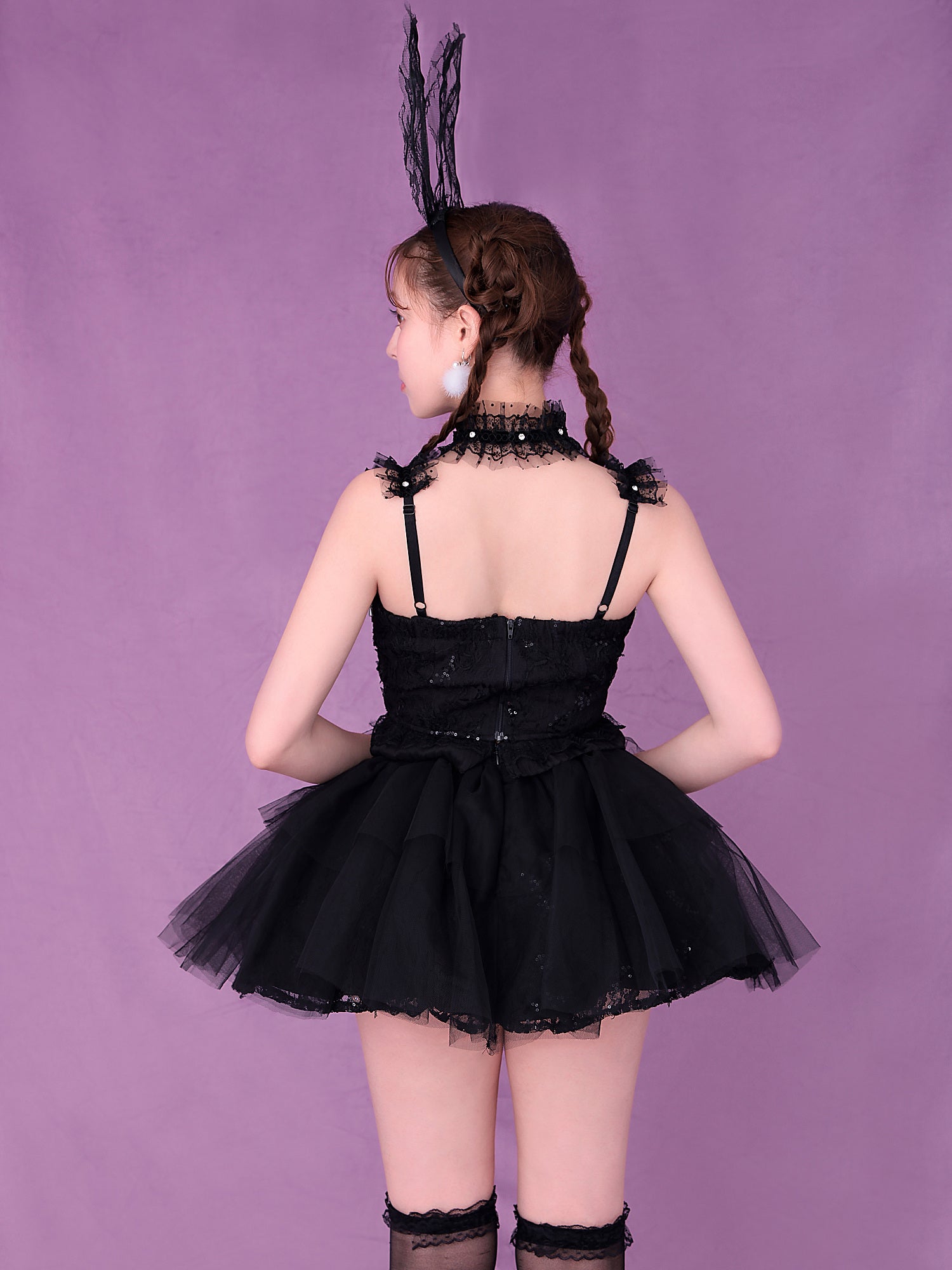 【4点セット】Tutu Baby Bunny トゥトゥ ベイビー バニー ブラック vcsbn-250230-1b