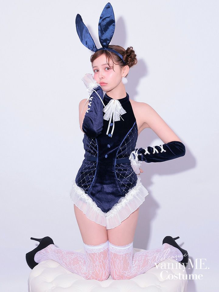 【3点セット】Luminous Bunny ルミナス バニー ネイビー vcsbn-250227-2