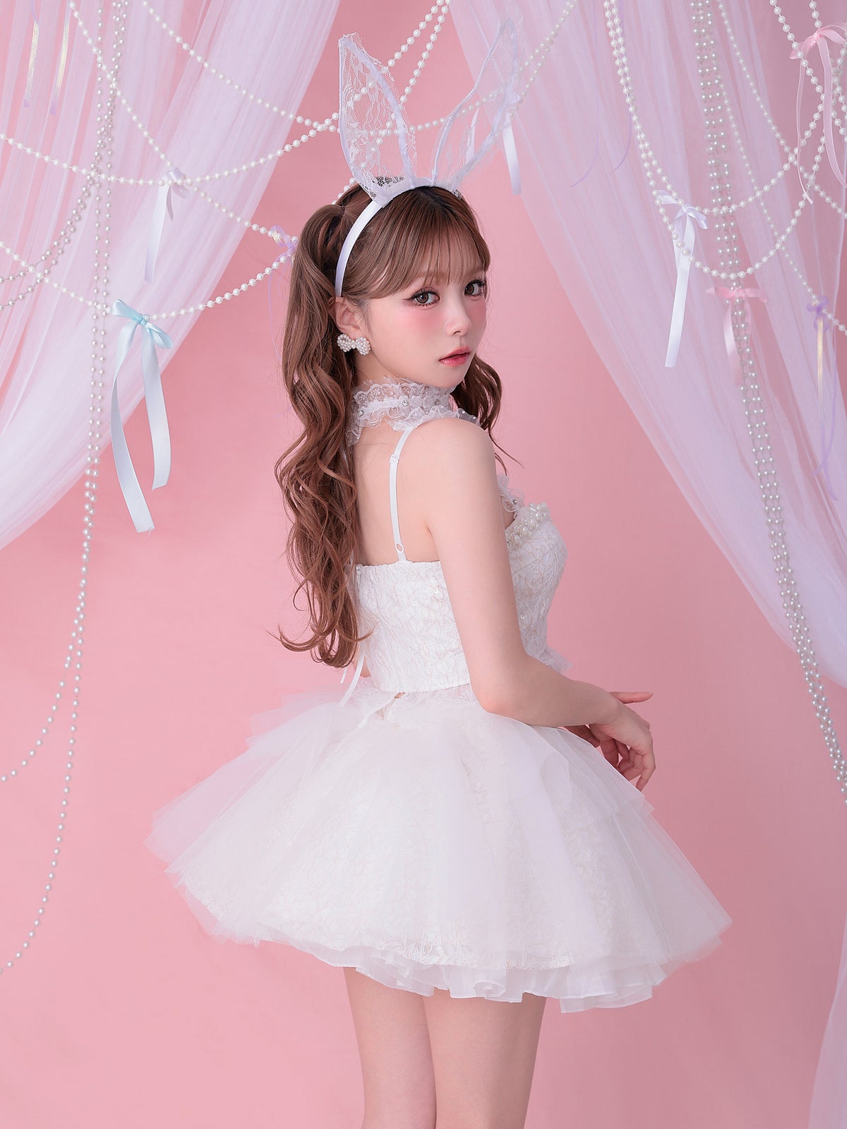  【4点セット】Tutu Baby Bunny トゥトゥ ベイビー バニー ホワイト vcsbn-250230-2b