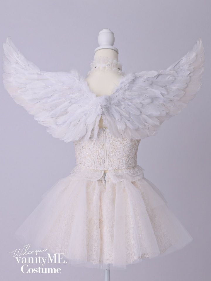 リボン付き 天使羽 ホワイト・ブラック vcsit-256601