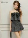 AngelR エンジェルアール ベアトップビックリボンハートドットセパレートマイクロフレアミニドレス ar25849