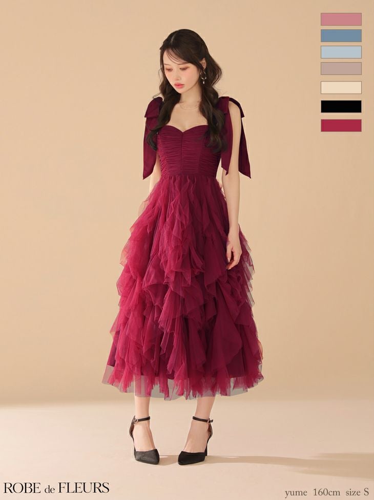 2月下旬頃入荷予定】ROBE de FLEURS ローブドフルール 【XS～Lサイズ