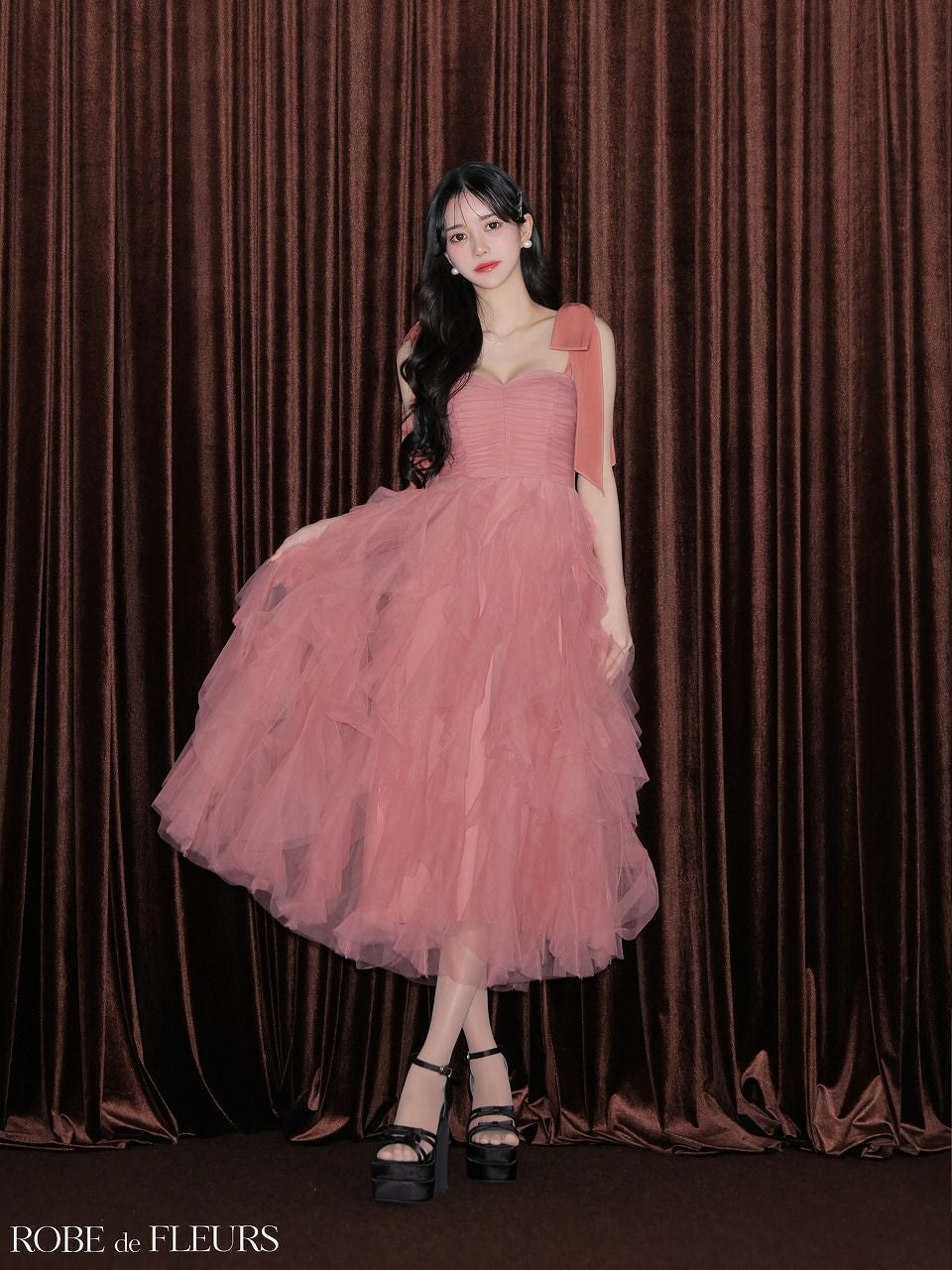 2月下旬頃入荷予定】ROBE de FLEURS ローブドフルール 【XS～Lサイズ