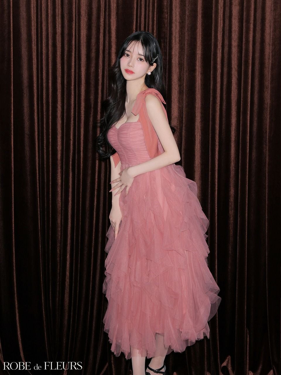 2月下旬頃入荷予定】ROBE de FLEURS ローブドフルール 【XS～Lサイズ