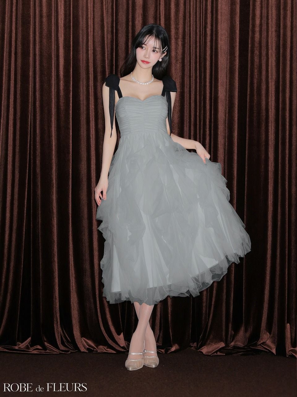 ROBE de FLEURS ローブドフルール 【XS～Lサイズあり】ボリューム