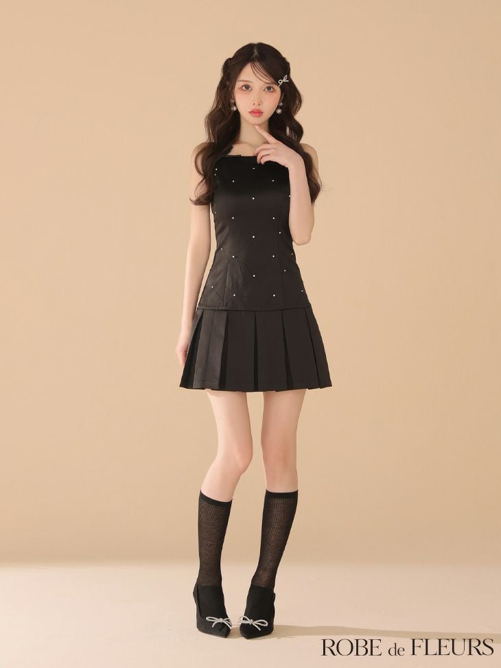 ROBE de FLEURS ローブドフルール サテンビジューリボンボックス