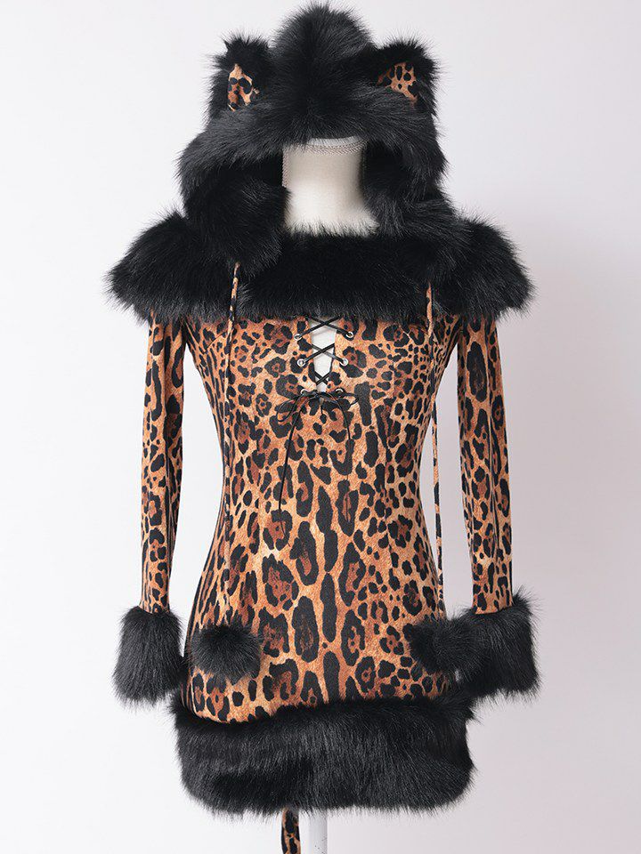 3点セット】Fluffy Wild Party Animal - Leopard Ver. フラッフィー