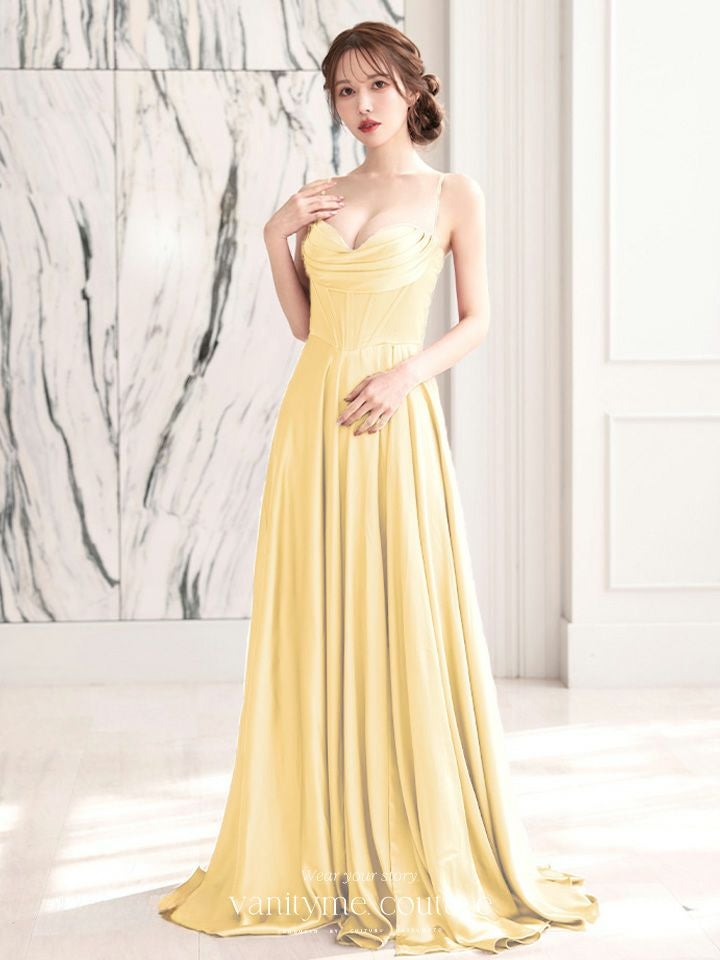 vanityME.couture. バニティーミークチュール サテン バストドレープ