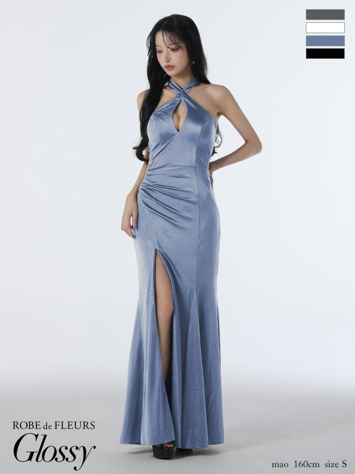 Glossy ローブドフルールグロッシー 【XS～Lサイズあり】サテンバスト