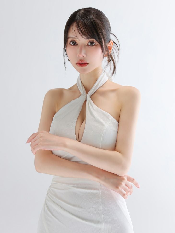 Glossy ローブドフルールグロッシー 【XS～Lサイズあり】サテンバスト