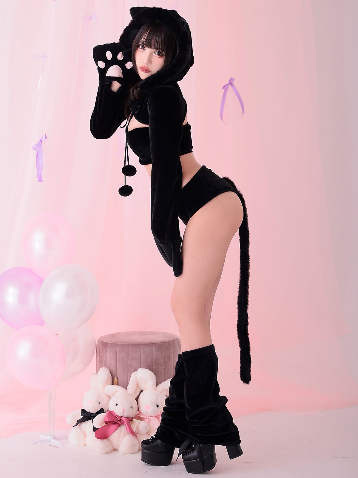 【4点セット】Black Bear Babe ブラック・ベア・ベイブ vcsot-23993-1