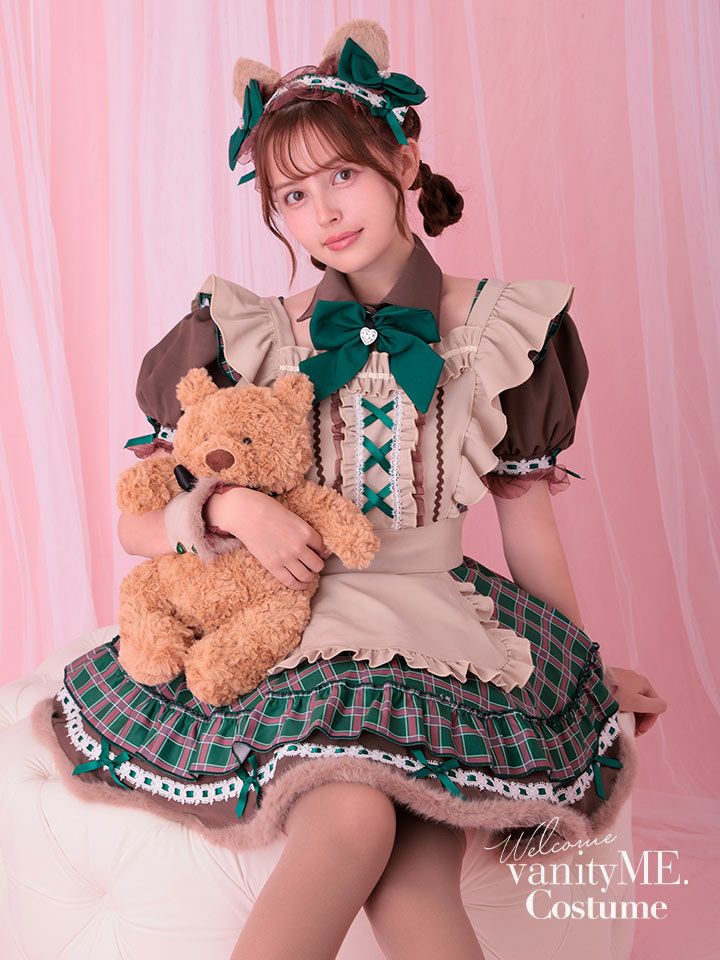 マリームーン ロココチェックアニマルメイド