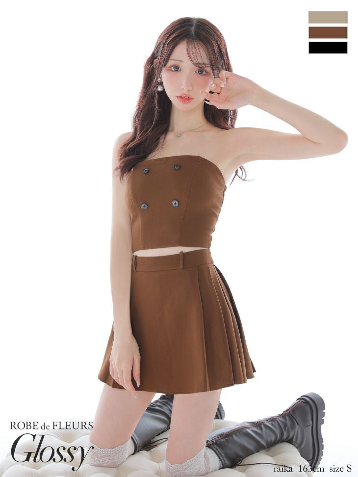 Glossy ローブドフルールグロッシー 【XSサイズあり】シャツオフショル