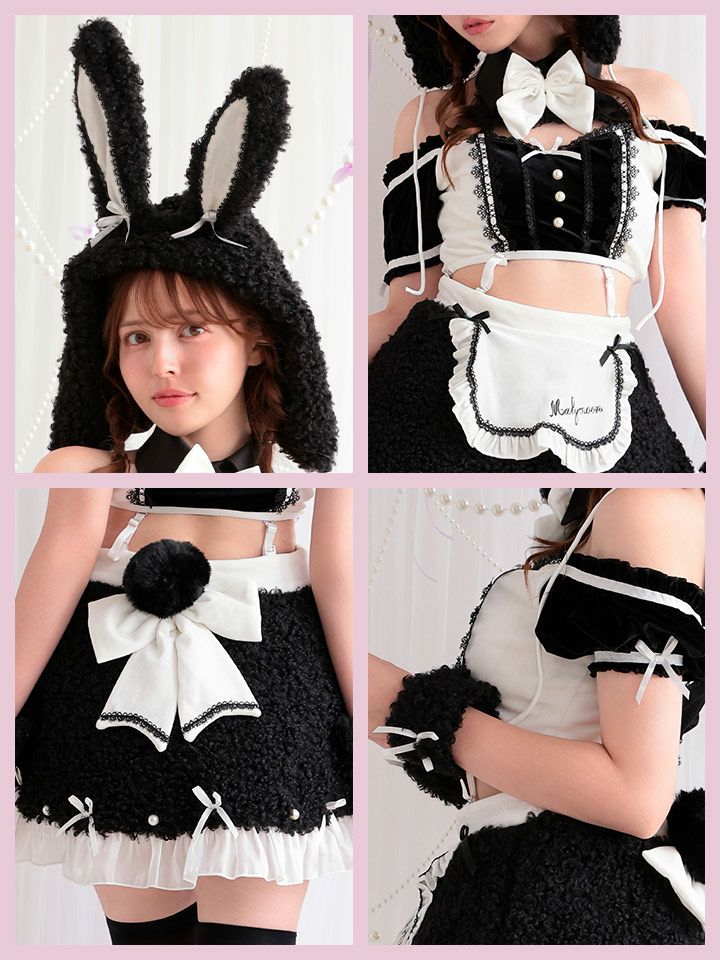 8点セット】 vanityME. × Malymoon ふわふわホイップバニーメイド