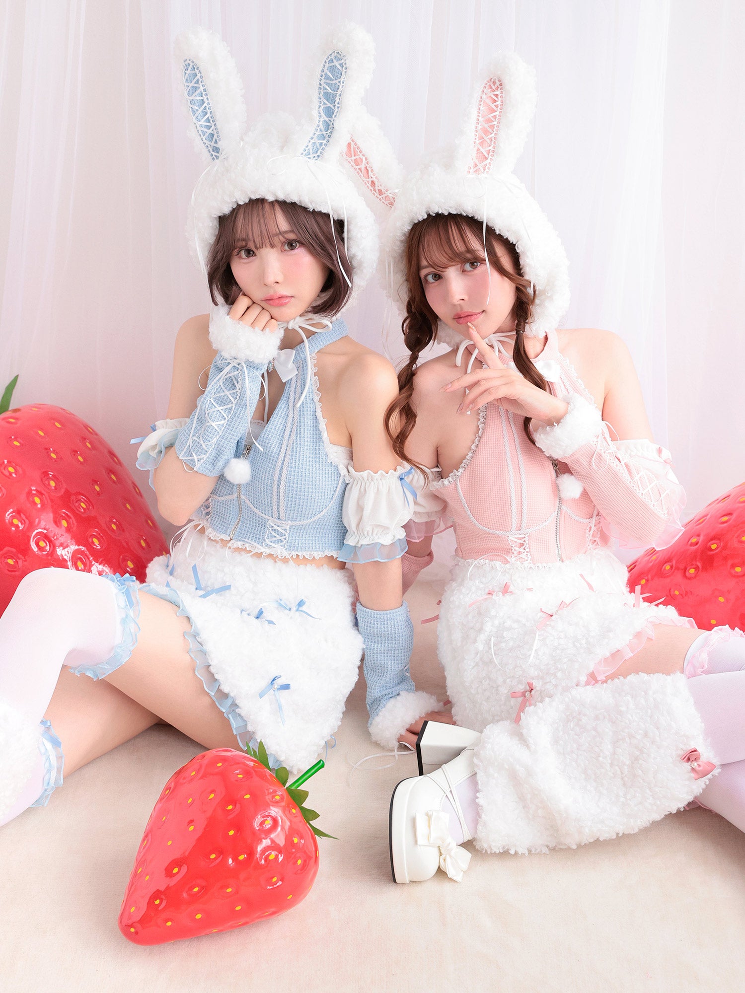 【10点セット】 vanityME. × Malymoon プティフールリボンバニー ピンク mlcs25029-1