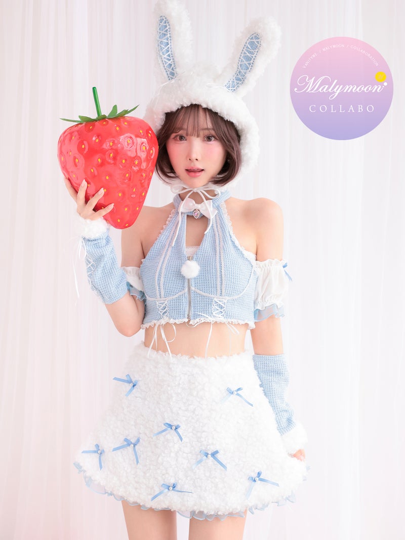 【10点セット】 vanityME. × Malymoon プティフールリボンバニー ブルー mlcs25029-2