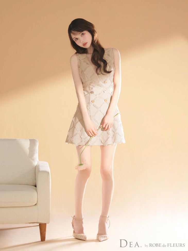 beige/mocha brown：8月上旬頃入荷予定】DEA. ディア バイ ローブド