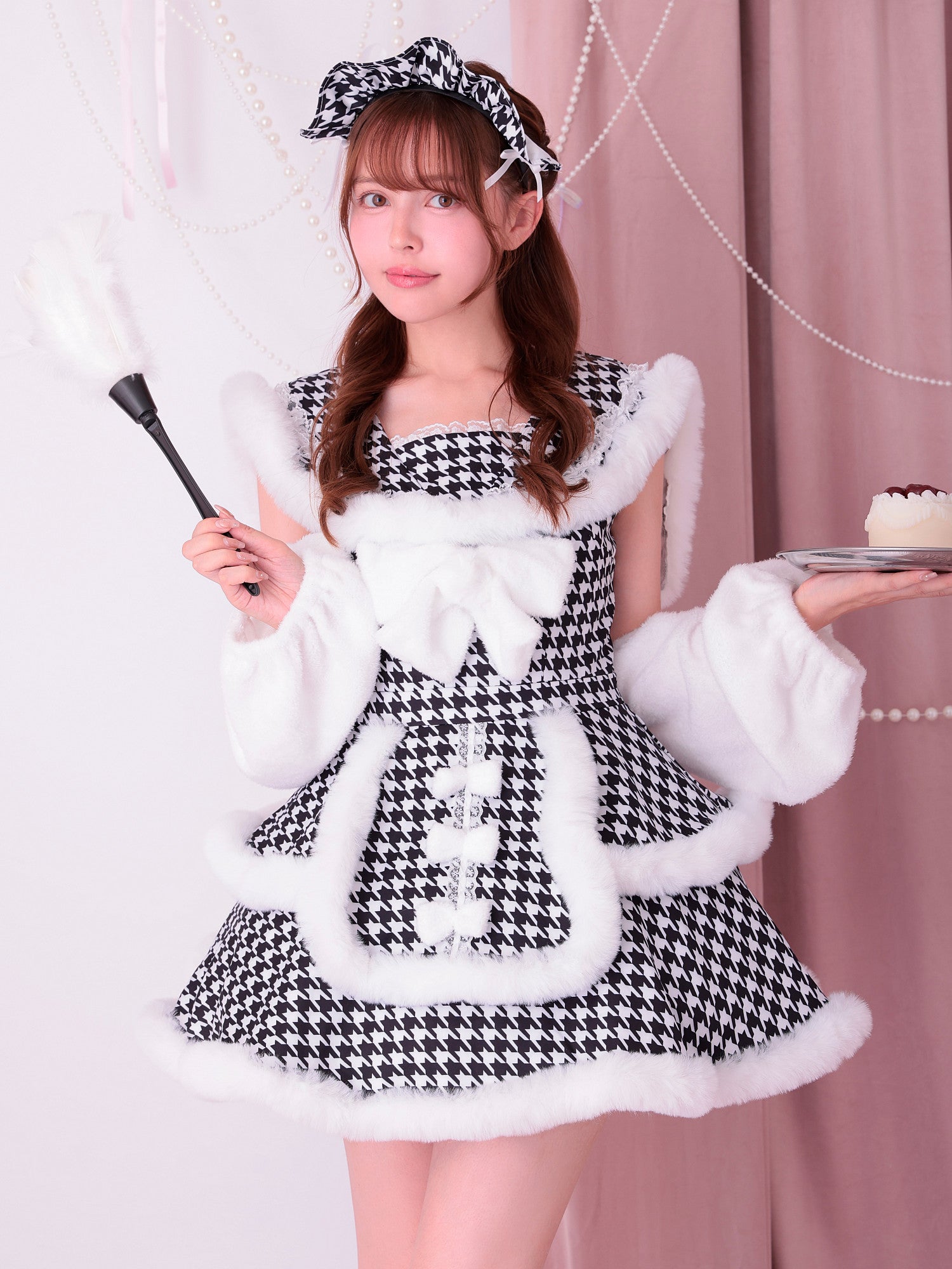 【5点セット】vanityME. × MIYANISHIYAMA おてんばキャットドレス  レッド[ナナちゃん着用] vcsct-23986-2-na