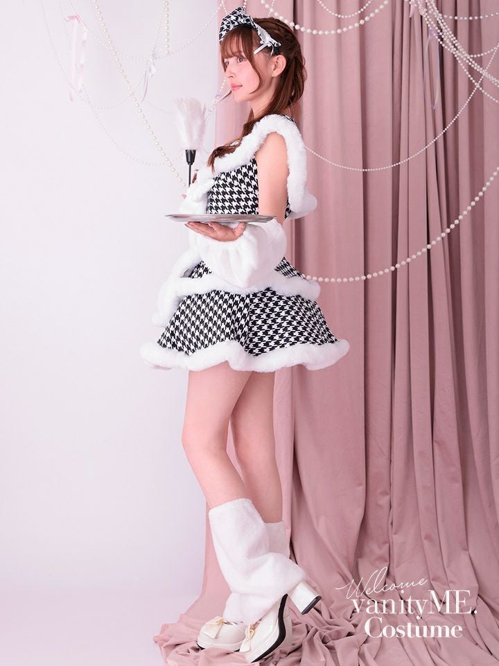 【5点セット】vanityME. × MIYANISHIYAMA おてんばキャットドレス  レッド[ナナちゃん着用] vcsct-23986-2-na