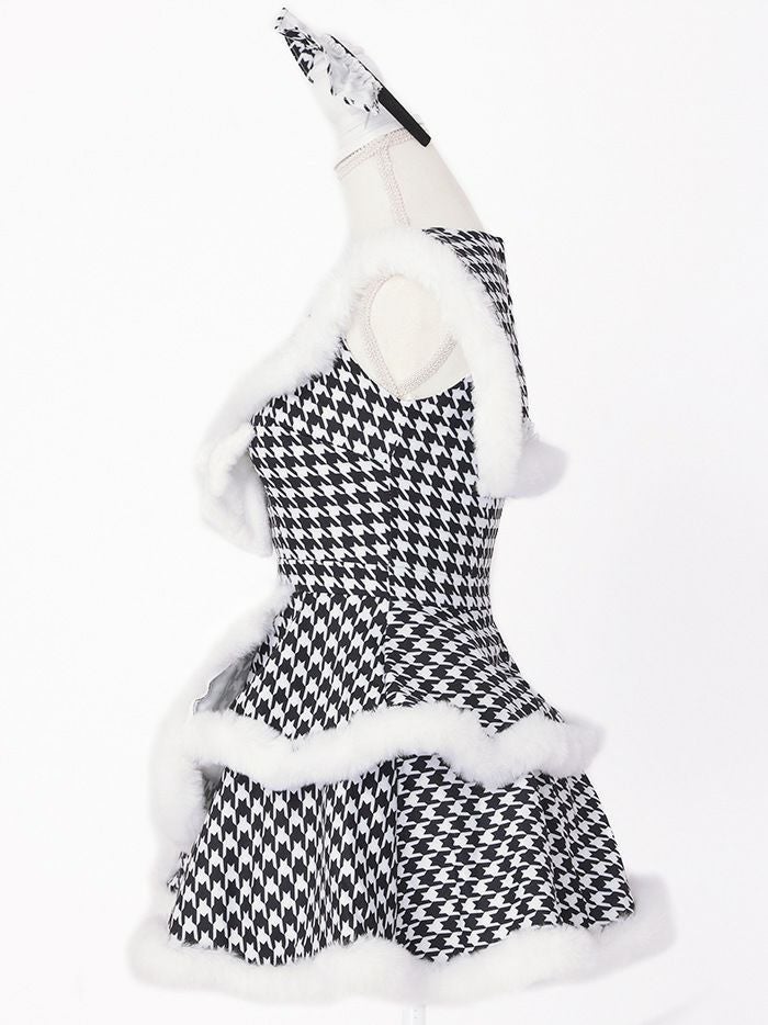 【5点セット】vanityME. × MIYANISHIYAMA おてんばキャットドレス  レッド[ナナちゃん着用] vcsct-23986-2-na