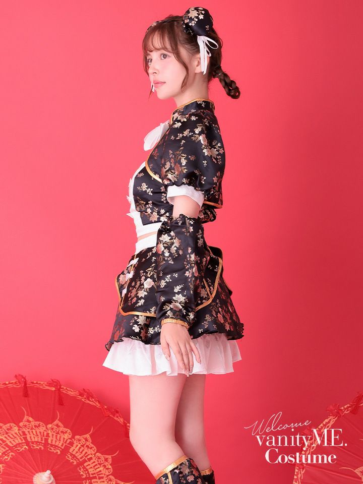 【4点セット】vanityME. × MIYANISHIYAMA シュガーセーラーガールドレス ブラック[ナナちゃん着用] vcsmd-250220-2-na