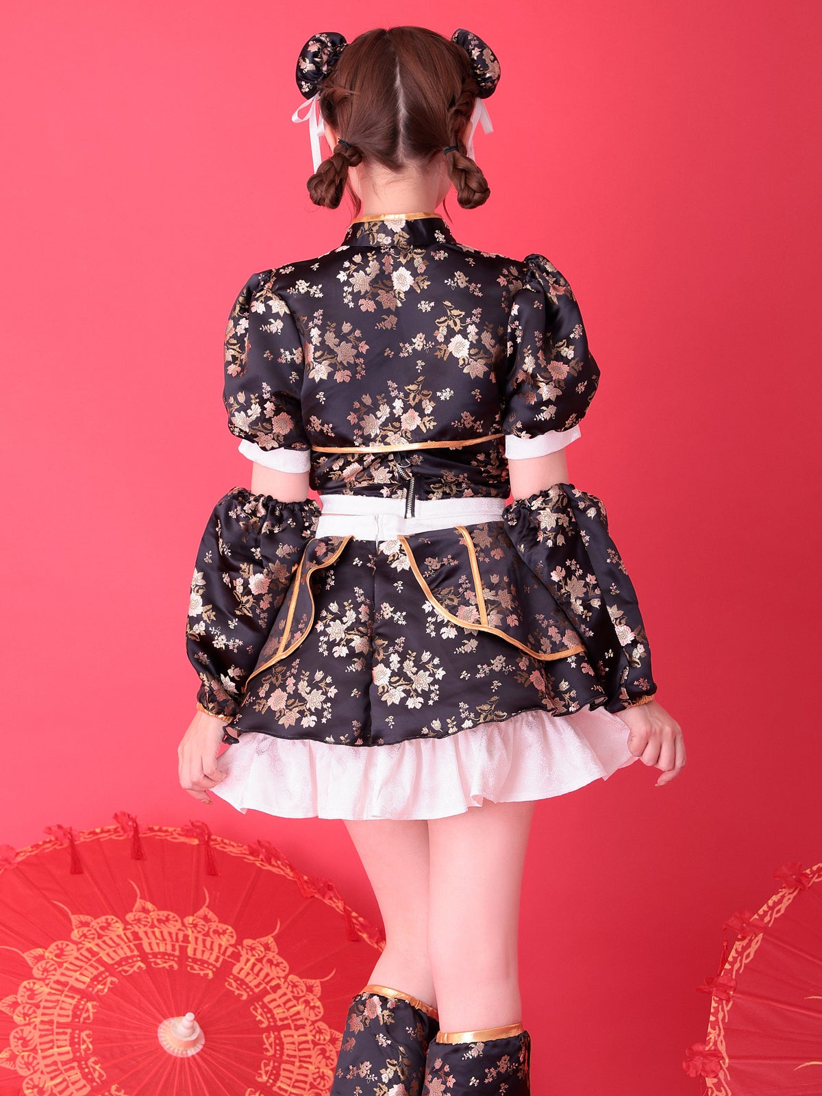 【4点セット】vanityME. × MIYANISHIYAMA シュガーセーラーガールドレス ブラック[ナナちゃん着用] vcsmd-250220-2-na