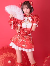【4点セット】vanityME. × MIYANISHIYAMA シュガーセーラーガールドレス ピンク[ソンアミちゃん着用] vcsmd-250220-1-sn