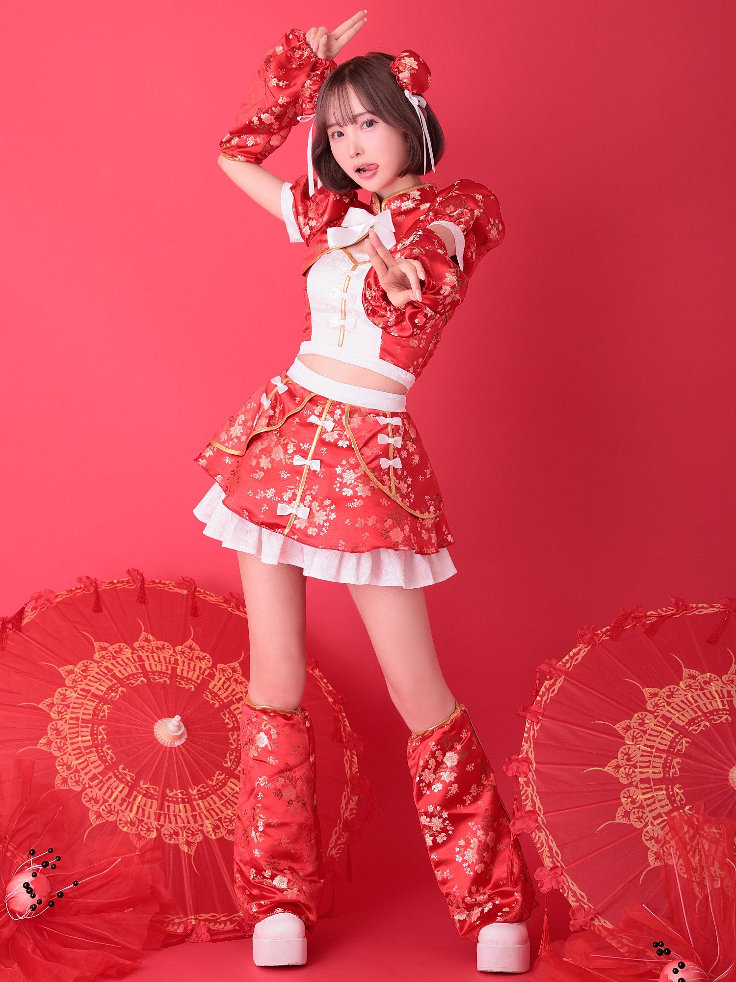【4点セット】vanityME. × MIYANISHIYAMA シュガーセーラーガールドレス ピンク[ソンアミちゃん着用] vcsmd-250220-1-sn