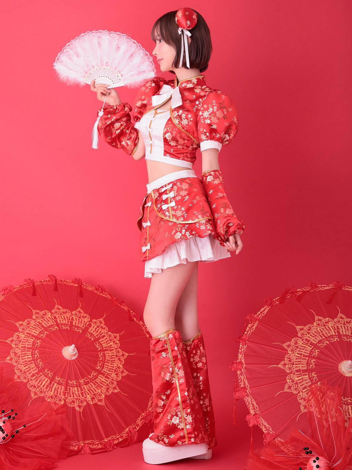 【4点セット】vanityME. × MIYANISHIYAMA シュガーセーラーガールドレス ピンク[ソンアミちゃん着用] vcsmd-250220-1-sn