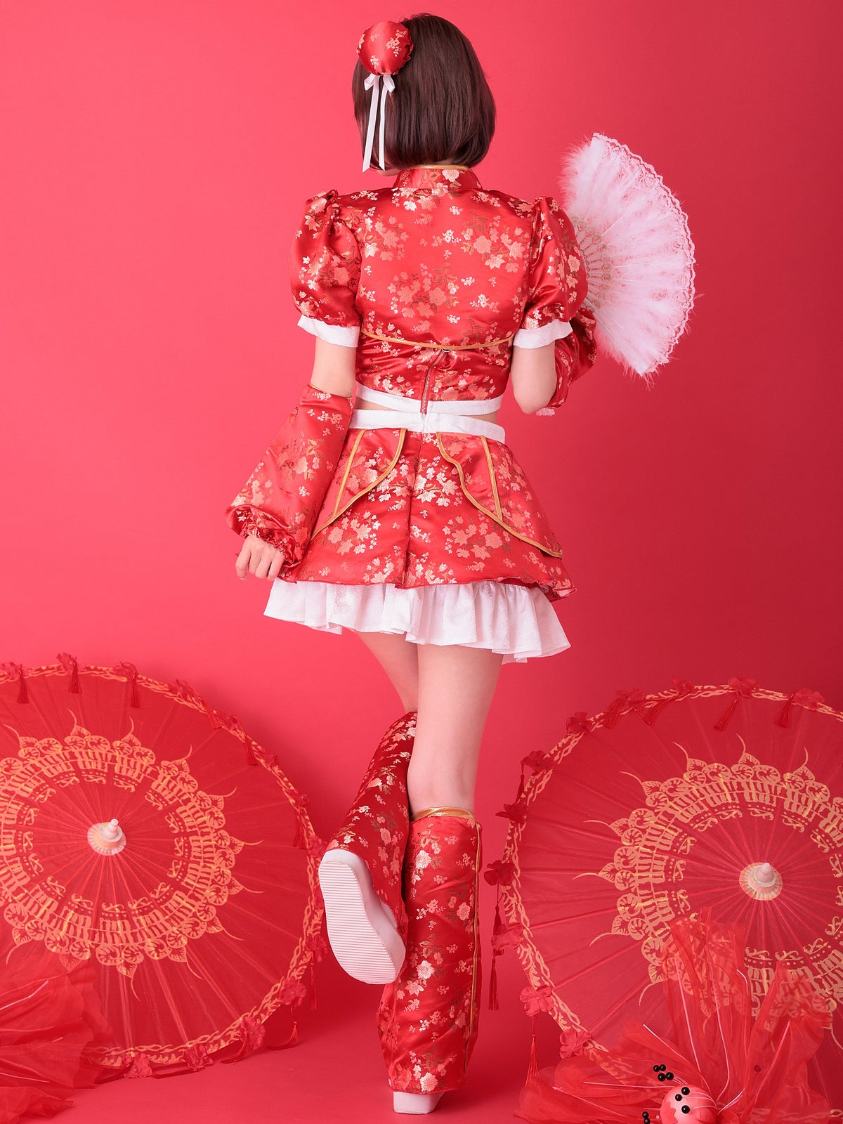 【4点セット】vanityME. × MIYANISHIYAMA シュガーセーラーガールドレス ピンク[ソンアミちゃん着用] vcsmd-250220-1-sn