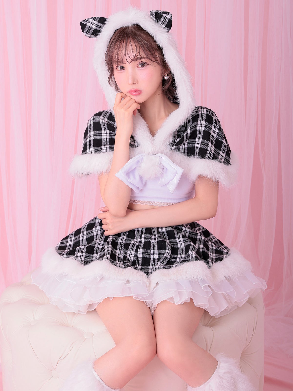 【7点セット】vanityME. × MIYANISHIYAMA sweet dream china dress!! ピンク[ナナちゃん着用] vcsch-23987-1-na