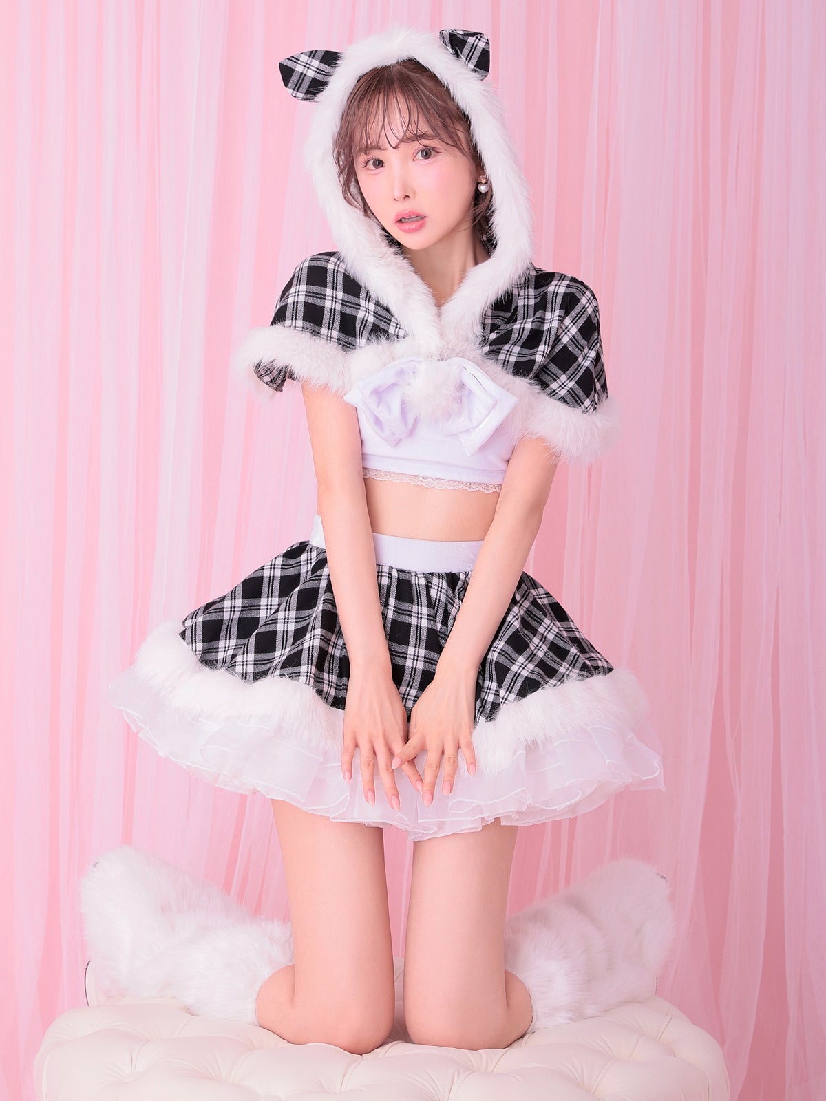 【7点セット】vanityME. × MIYANISHIYAMA sweet dream china dress!! ピンク[ナナちゃん着用] vcsch-23987-1-na