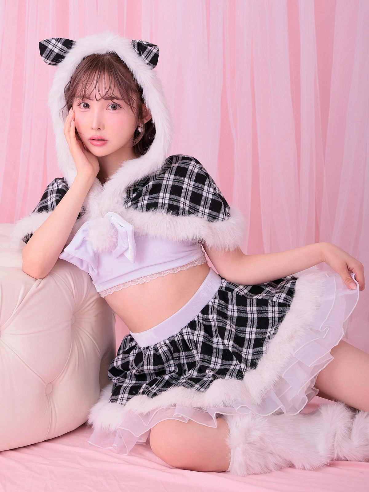 【7点セット】vanityME. × MIYANISHIYAMA sweet dream china dress!! ピンク[ナナちゃん着用] vcsch-23987-1-na
