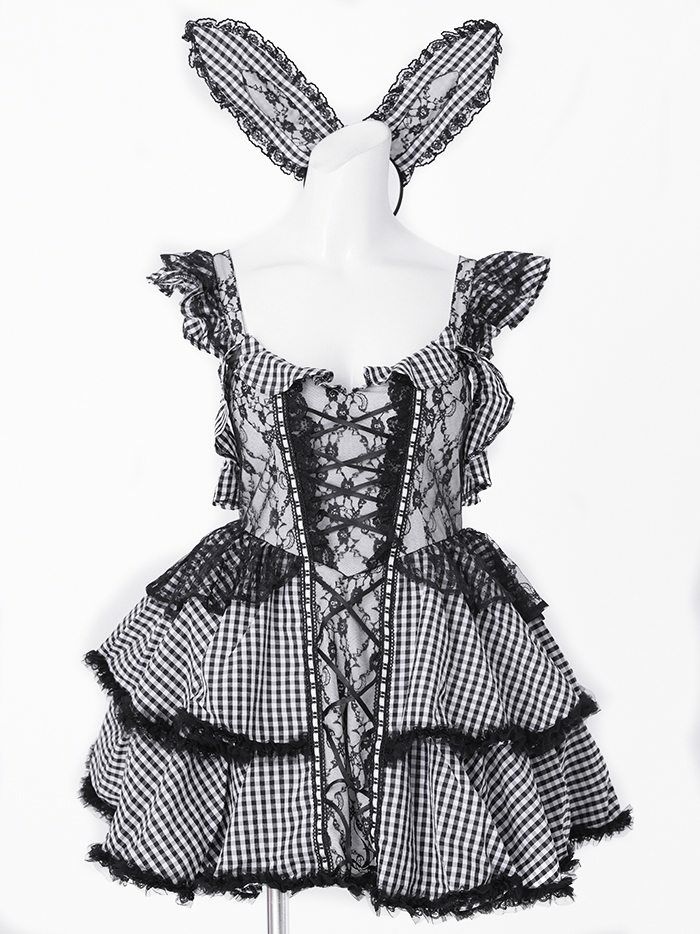 【5点セット】vanityME. × MIYANISHIYAMA おてんばキャットドレス ブラック [ソンアミちゃん着用]vcsct-23986-1-sn