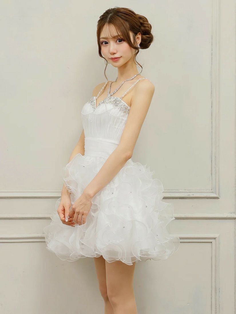 AngelR エンジェルアール ベアトップハートカットビジューパール