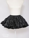 ボリュームフリル インナーパニエ チュチュスカート ブラック・ホワイト vpn-25067