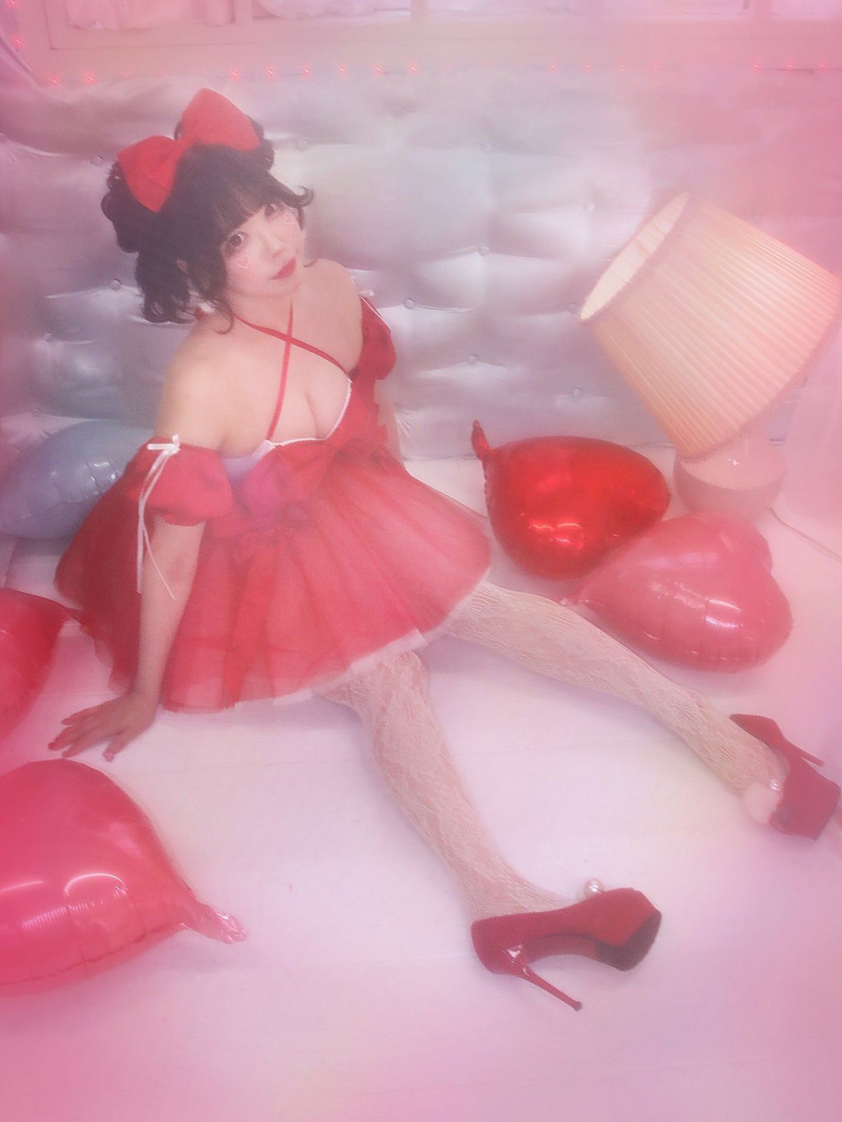 【2点セット】vanityME. × MIYANISHIYAMA 約束ドレス レッド サンタ vcsst-250153-1-rs