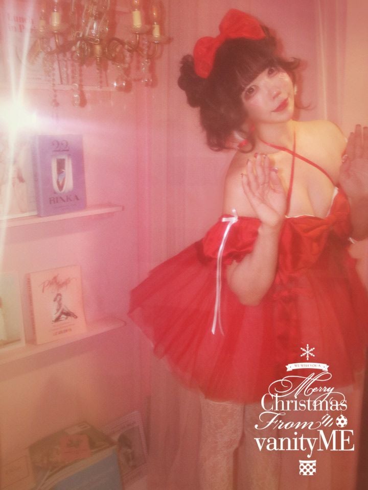 【2点セット】vanityME. × MIYANISHIYAMA 約束ドレス レッド サンタ vcsst-250153-1-rs