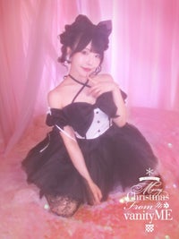 【2点セット】vanityME. × MIYANISHIYAMA 約束ドレス ブラック サンタ vcsst-250153-2a-rs