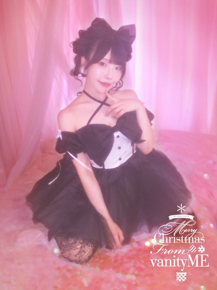 【2点セット】vanityME. × MIYANISHIYAMA 約束ドレス ブラック サンタ vcsst-250153-2a-rs