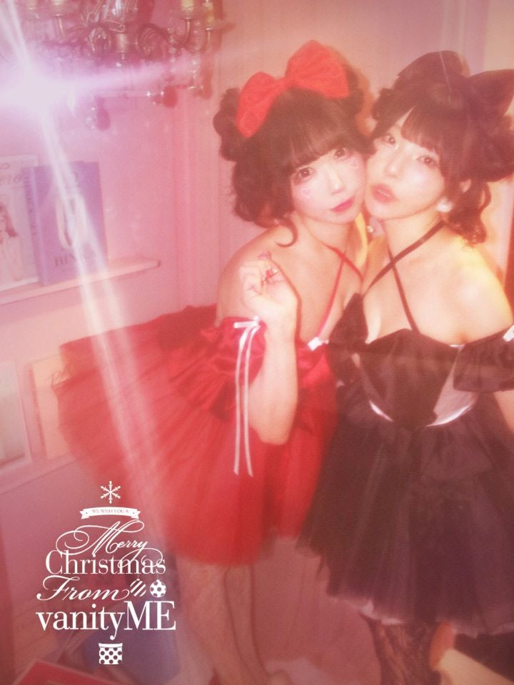 【2点セット】vanityME. × MIYANISHIYAMA 約束ドレス ブラック サンタ vcsst-250153-2a-rs