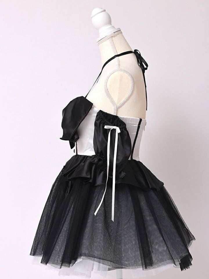 【2点セット】vanityME. × MIYANISHIYAMA 約束ドレス ブラック サンタ vcsst-250153-2a-rs