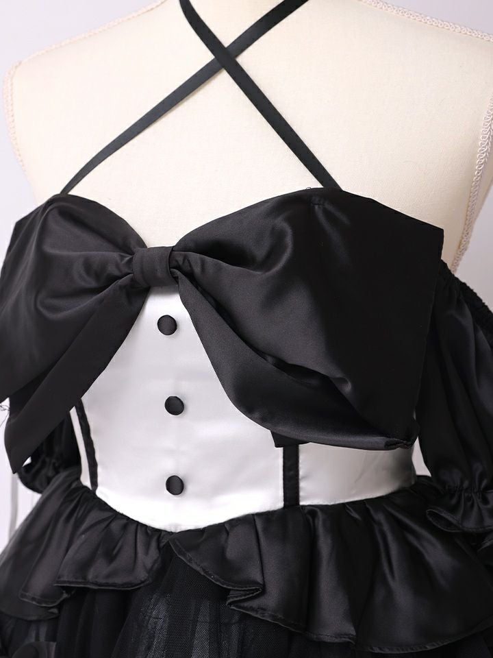 【2点セット】vanityME. × MIYANISHIYAMA 約束ドレス ブラック サンタ vcsst-250153-2a-rs