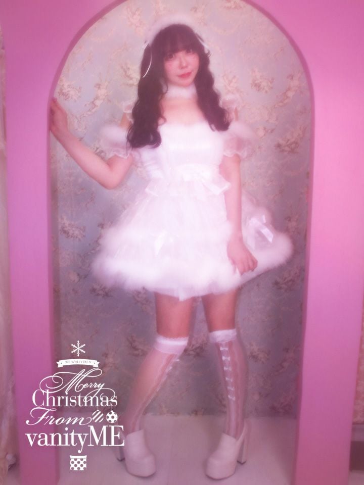 【2点セット】vanityME. × MIYANISHIYAMA ホワイトクリスマスドレス サンタ vcsst-250152-a-sr