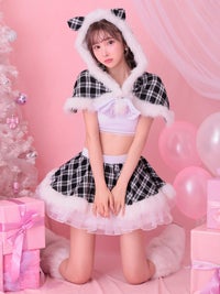 【5点セット】vanityME. × MIYANISHIYAMA おてんばキャットサンタ ブラック vcsst-23986-1-at