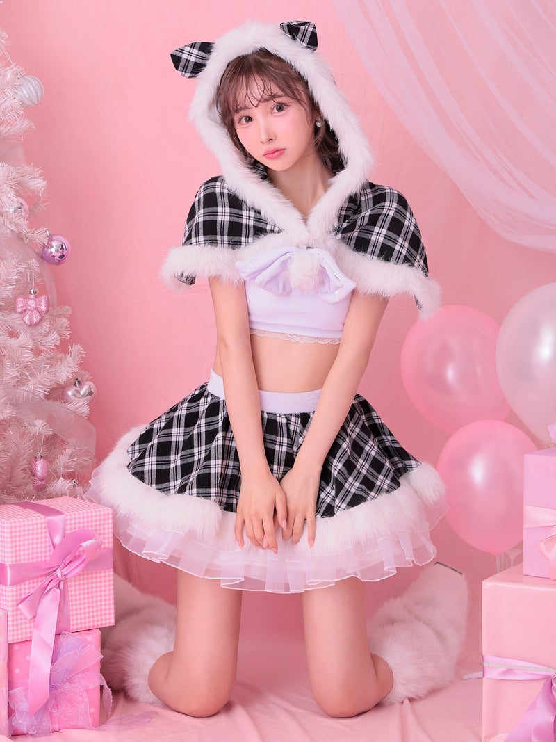 【5点セット】vanityME. × MIYANISHIYAMA おてんばキャットサンタ ブラック vcsst-23986-1-at